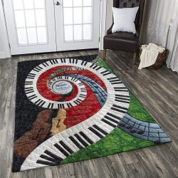 Music Rug Rcdd81F25080 Area Rug Living Room Carpet Rug Regtangle Carpet Floor Decor Home Decor