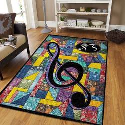 Music Rug Rcdd81F26424 Area Rug Living Room Carpet Rug Regtangle Carpet Floor Decor Home Decor