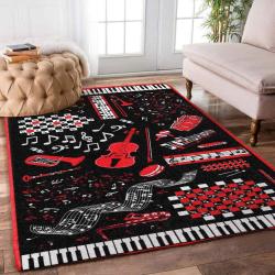 Music Rug Rcdd81F26715 Area Rug Living Room Carpet Rug Regtangle Carpet Floor Decor Home Decor