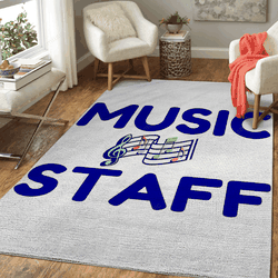 Music Staff Music Art For Fans Area Rug Living Room Carpet Rug Regtangle Carpet Floor Decor Home Decor