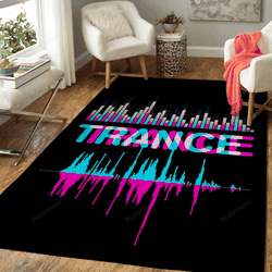 Music Trance Music Art For Fans Area Rug Living Room Carpet Rug Regtangle Carpet Floor Decor Home Decor