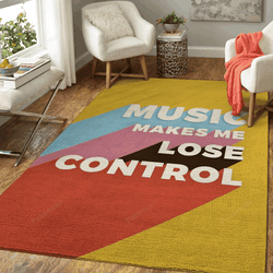 Music Typography Positive Typography Art For Fans Area Rug Living Room Carpet Rug Regtangle Carpet Floor Decor Home Decor