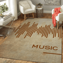Music Was My First Love 1 Music Art For Fans Area Rug Living Room Carpet Rug Regtangle Carpet Floor Decor Home Decor