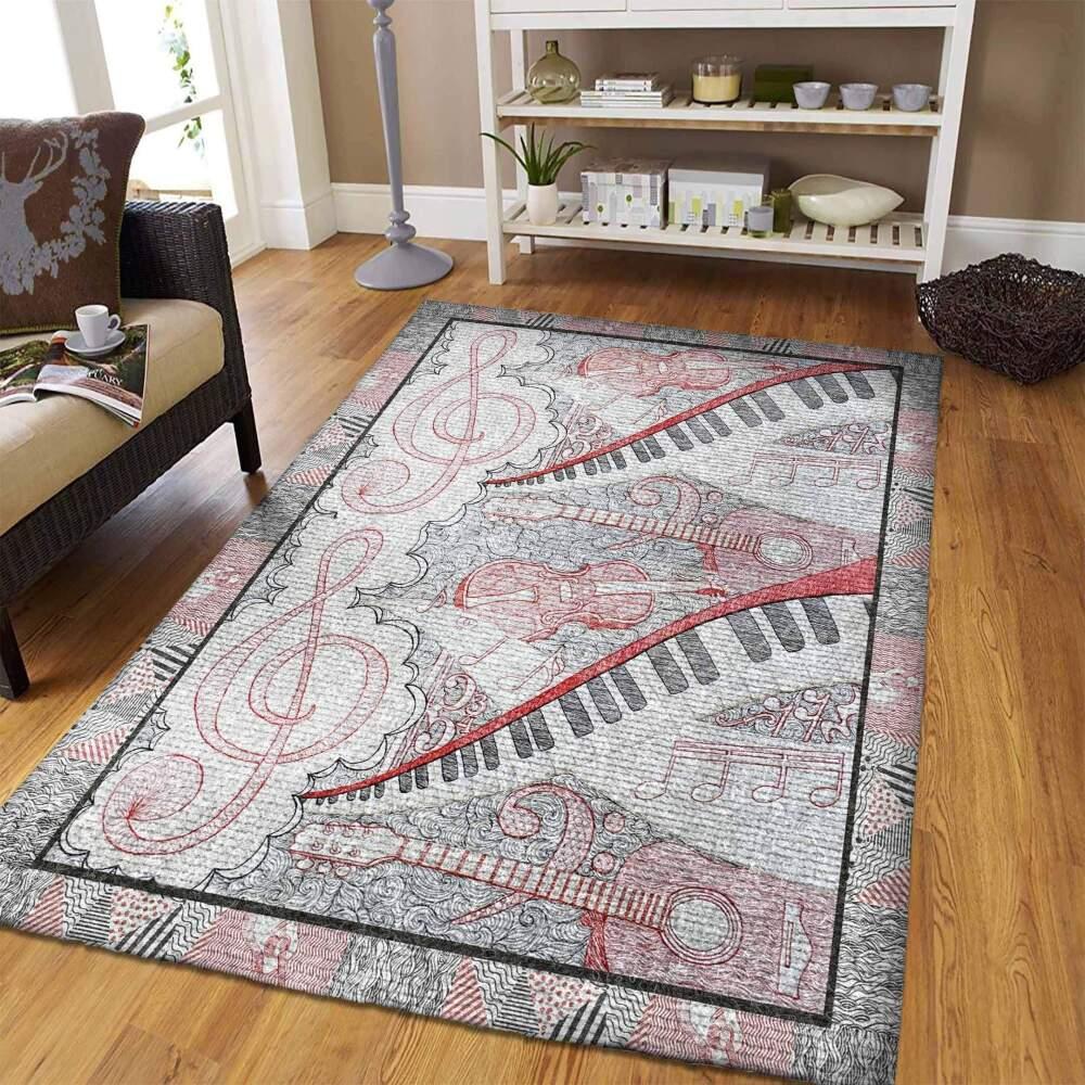 Musical Instrument Rug Rb7A8E7E4184 Area Rug Living Room Carpet Rug Regtangle Carpet Floor Decor Home Decor