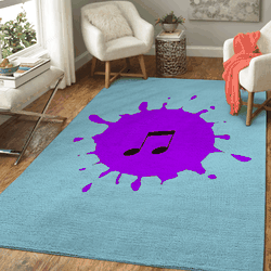 Musical Paint Splash Music Art For Fans Area Rug Living Room Carpet Rug Regtangle Carpet Floor Decor Home Decor