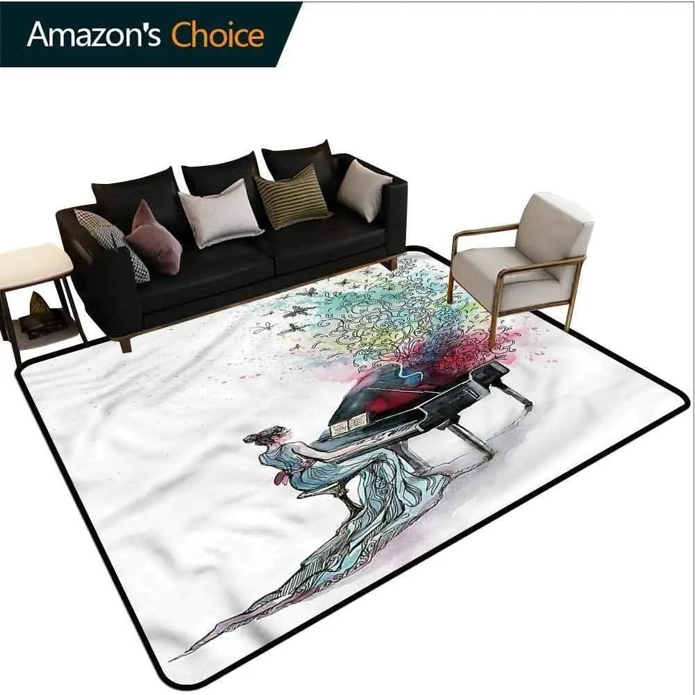 Musician Rug Rcdd81F37180 Area Rug Living Room Carpet Rug Regtangle Carpet Floor Decor Home Decor