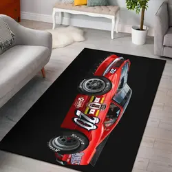 Mustang Race Car Muscle Car Art Area Rug Living Room Rug Home Decor Carpets