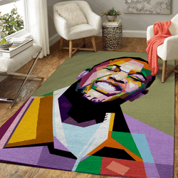 Mustard Music Art For Fans Area Rug Living Room Carpet Rug Regtangle Carpet Floor Decor Home Decor