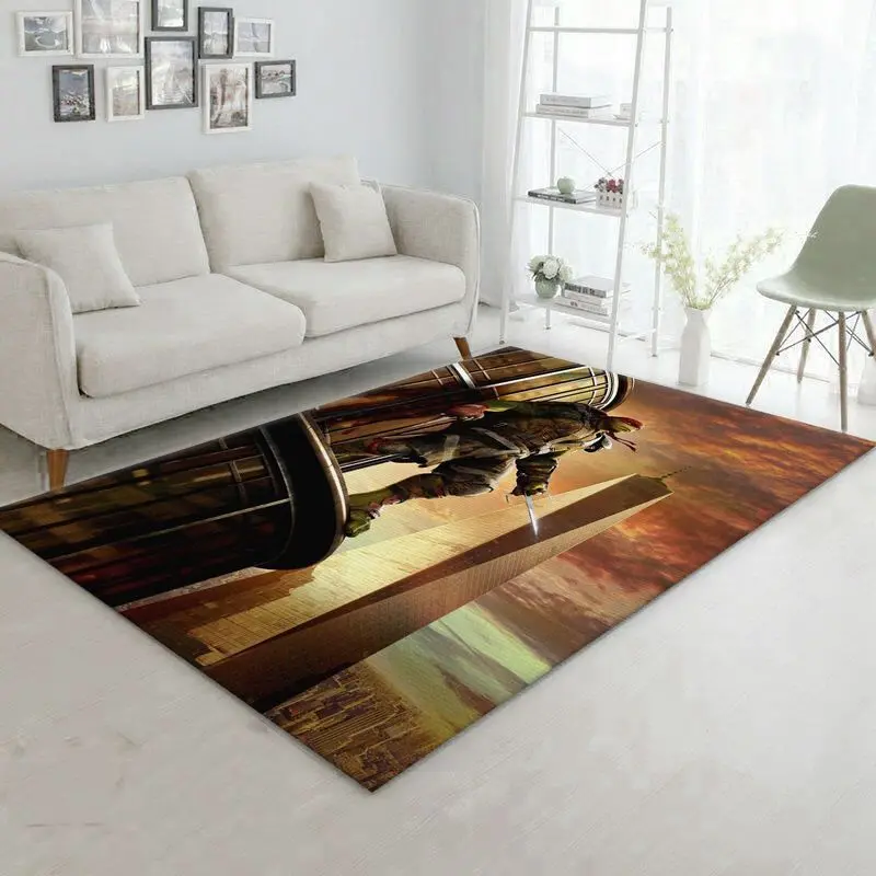 Mutant Ninja Turtles Area Rug Living Room And Bed Room Rug Rug Regtangle Carpet Floor Decor Home Decor