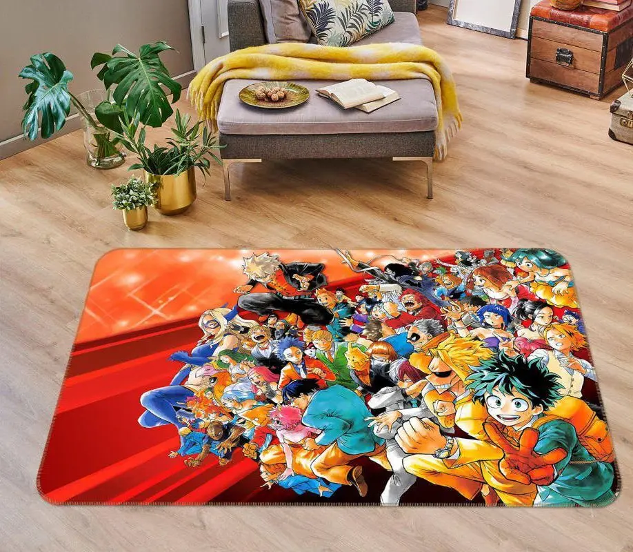 My Hero Academia Anime 17 Area Rug Living Room And Bed Room Rug Rug Regtangle Carpet Floor Decor Home Decor