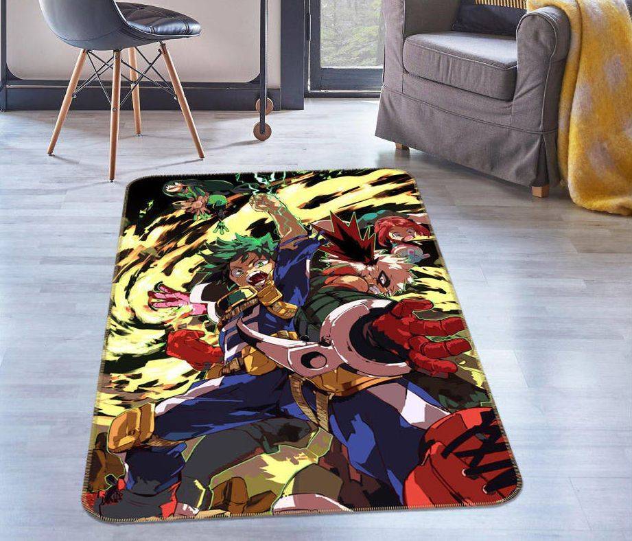 My Hero Academia Anime 2 Area Rug Living Room And Bed Room Rug Rug Regtangle Carpet Floor Decor Home Decor