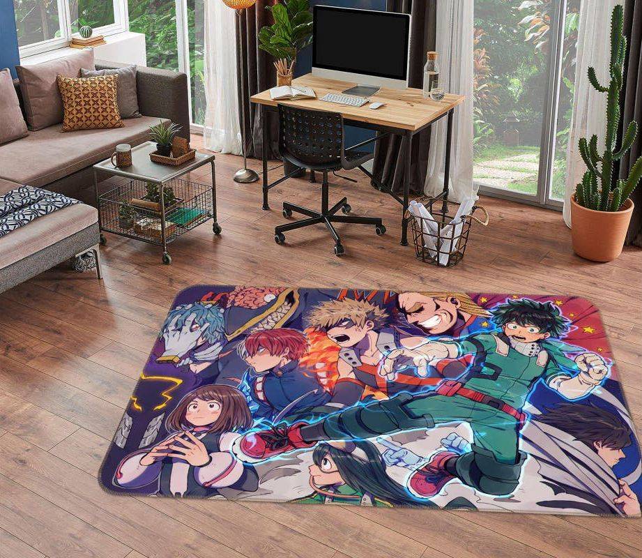My Hero Academia Anime 28 Area Rug Living Room And Bed Room Rug Rug Regtangle Carpet Floor Decor Home Decor