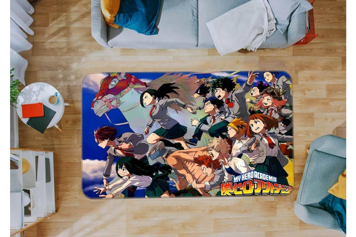 My Hero Academia Anime 53 Area Rug Living Room And Bed Room Rug Rug Regtangle Carpet Floor Decor Home Decor