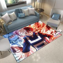 My Hero Academia Todoroki Shoto Area Rugs Anime Living Room Carpet Home Rug Regtangle Carpet Floor Decor Home Decor
