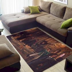 My Neighbor Totoro Area Rug Living Room Rug Home Decor Home Decor Bedroom Living Room Decor