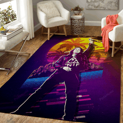 Myles Kennedy Artwork Music Synthwave 80S Art For Fans Area Rug Living Room Carpet Rug Regtangle Carpet Floor Decor Home Decor