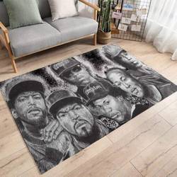 N.W.A. Area Rug Living Room Rug Home Decor Hip Hop Music Floor Decor 02113