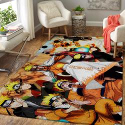 Naruto All Forms Area Rug Rug Regtangle Carpet Floor Decor Home Decor