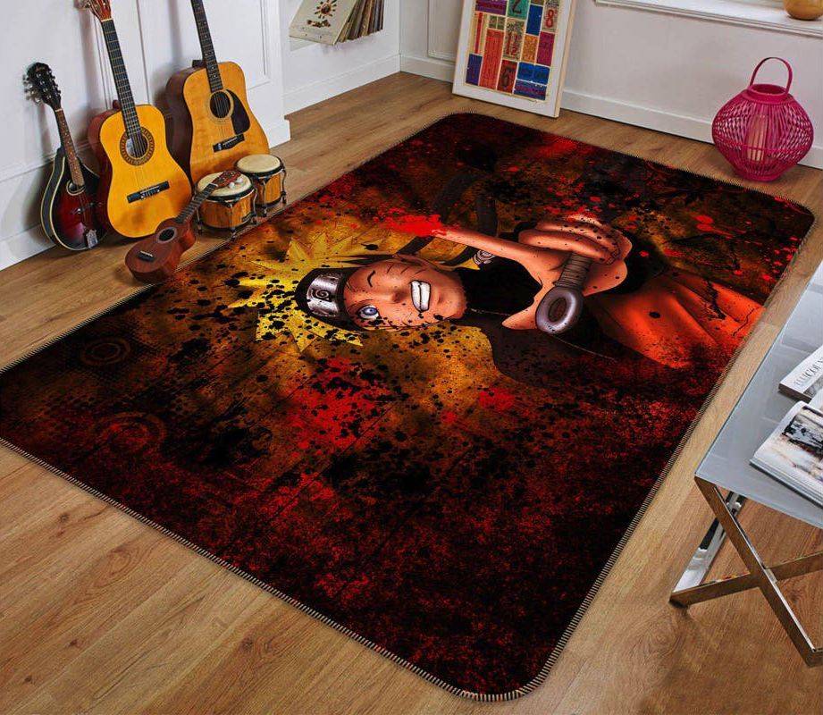 Naruto Anime 25 Area Rug Living Room And Bed Room Rug Rug Regtangle Carpet
