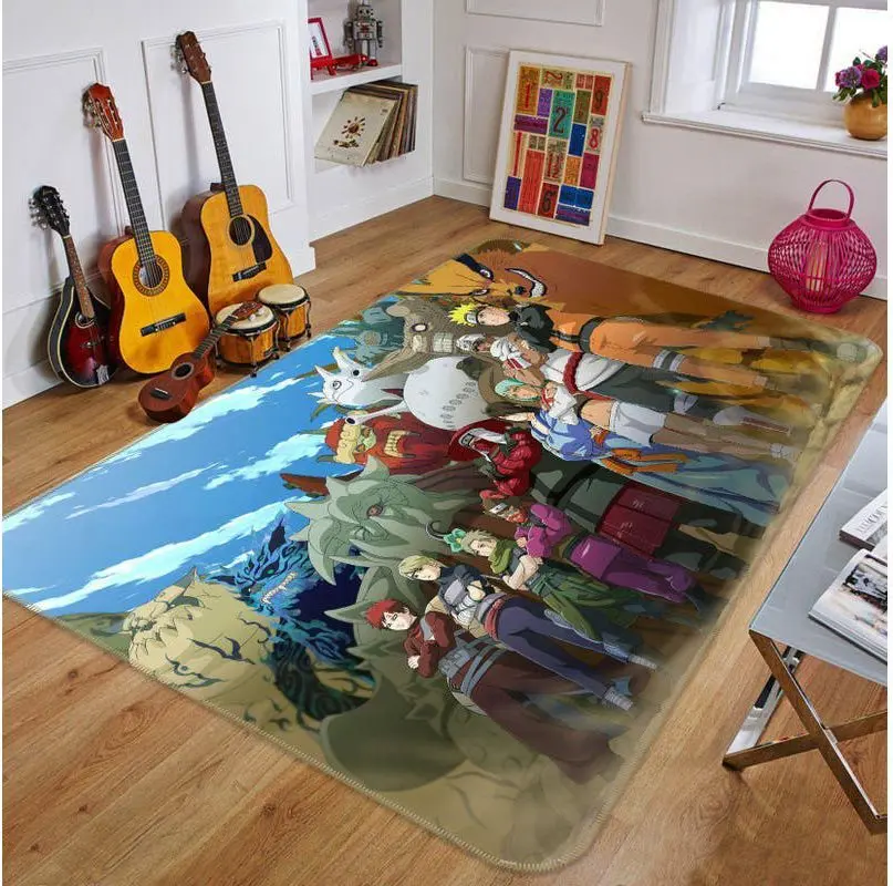 Naruto Anime 37 Area Rug Living Room And Bed Room Rug Rug Regtangle Carpet