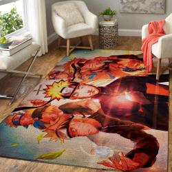 Naruto Area Rug Manga Anime Rug Regtangle Carpet Floor Decor Home Decor