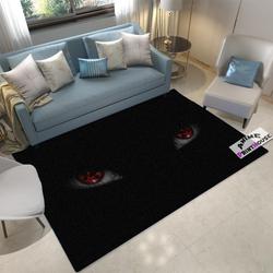 Naruto Sharingan Eyes Area Rugs Anime Living Room Carpet Home Rug Regtangle Carpet Floor Decor Home Decor