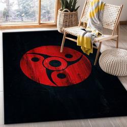 Naruto Uchiha Mangekyou Sharingan 2 Area Rug Living Room And Bed Room Rug Rug Regtangle Carpet Floor Decor Home Decor