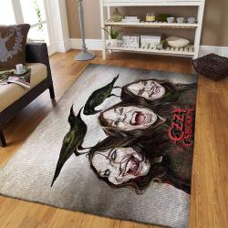 Narwhal Pattern Print Area Rug Living Room Rug Home Decor