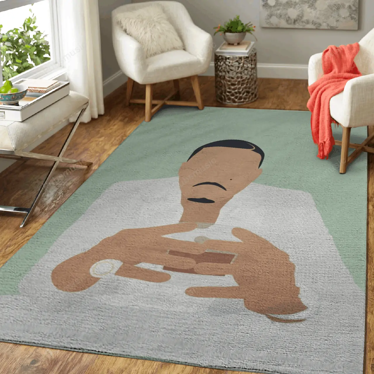 Nas List Music Art For Fans Area Rug Living Room Carpet Rug Regtangle Carpet Floor Decor Home Decor
