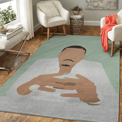 Nas List Music Art For Fans Area Rug Living Room Carpet Rug Regtangle Carpet Floor Decor Home Decor
