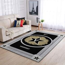 Vanderbilt Commodores NCAA Team Logo Carpet Rug Living Room 20030477 1