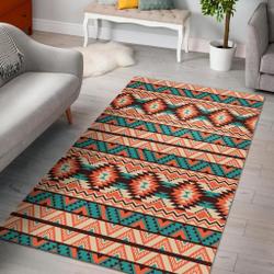 Native American Navajo Indians Aztec Tribal Print Area Rug Living Room Rug Home Decor
