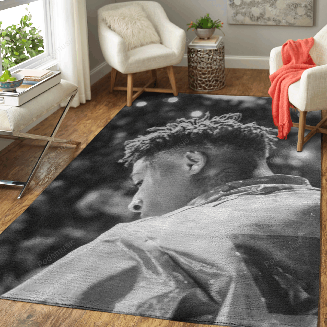 Nba Youngboy Nashville Music Art For Fans Area Rug Living Room Carpet Rug Regtangle Carpet Floor Decor Home Decor