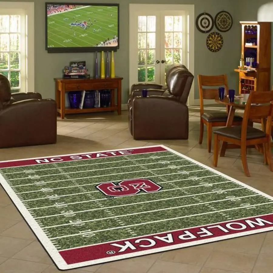 NCAA Nc State Wolfpack Living Room Carpet Rug Regtangle Carpet V11170 3