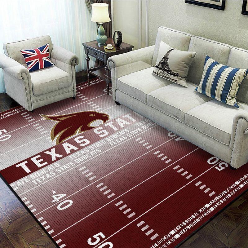 Ncaa Texas State Bobcats Football Stadium Fbs Nice Gift Regtangle Carpet
