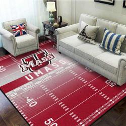 Ncaa Massachusetts Minutemen Football Stadium Fbs Area Rug Living Room Rug 1