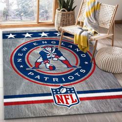 Ne Patriots Circle Nfl 1 Area Rug Living Room And Bed Room Rug Rug Regtangle Carpet Floor Decor Home Decor