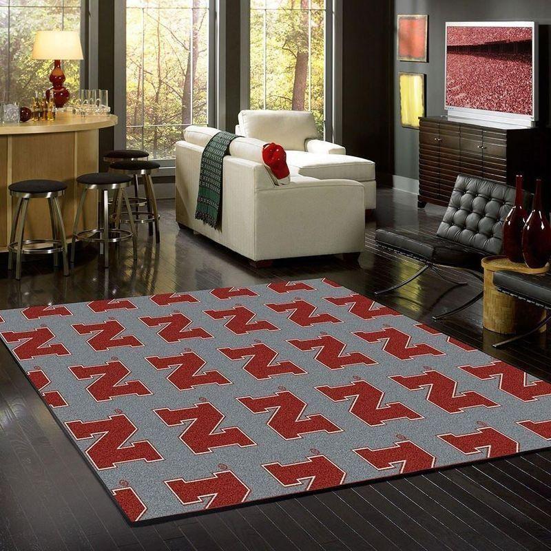 NCAA Nebraska Cornhuskers Carpet Living Room Rug Regtangle Carpet V8313 1
