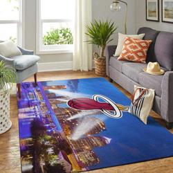 Miami Heat NBA Basketball Rug Living Room Rug Home Decor Room Carpet Sport