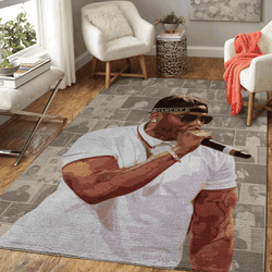 Nelly Pop Music Art For Fans Area Rug Living Room Carpet Rug Regtangle Carpet Floor Decor Home Decor