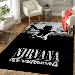 Nevermind Nirvana Album Covers Music Art For Fans Area Rug Living Room Carpet Rug Regtangle Carpet Floor Decor Home Decor