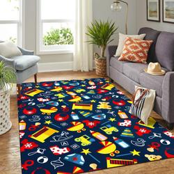 Living Room Rug Home Decor Football Team Logo Carpet 19122112