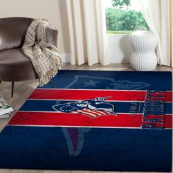 New England Patriots Nfl Football Carpet Living Room  Ru Regtangle Carpet V804