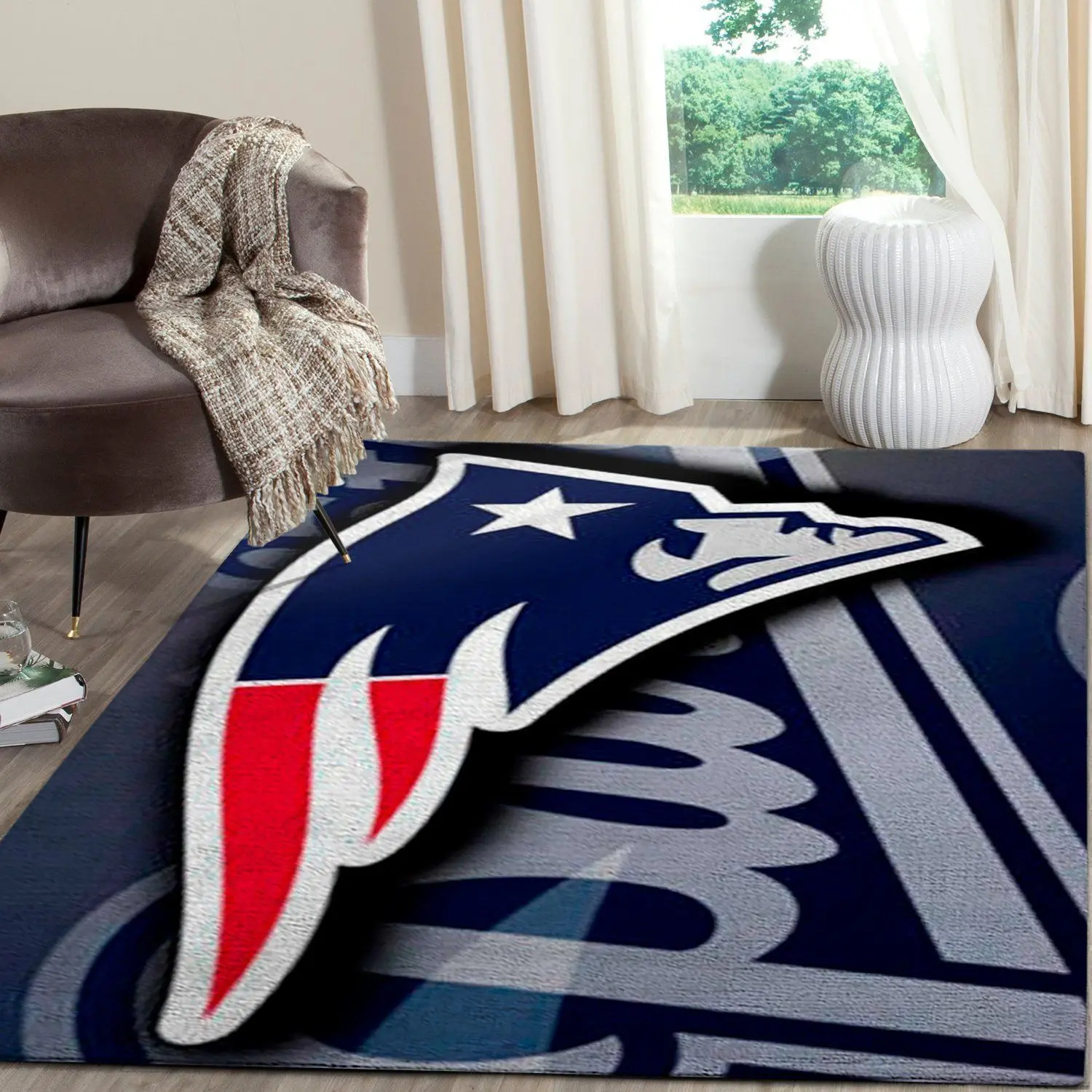 New England Patriots Nfl Football Carpet Living Room Rug Regtangle Carpet V807
