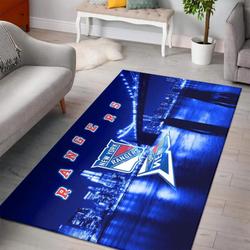 NHL New York Rangers Arealiving Nfl Football Team Logo Carpet Living Room