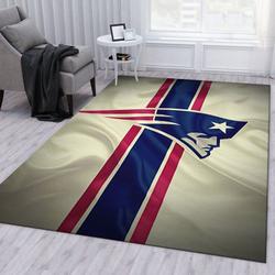 New England Patriots Nfl 1 Living Room And Bed Room Rug Regtangle Carpet