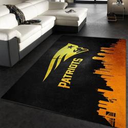 New England Patriots Nfl 12 Living Room And Bed Room Rug Regtangle Carpet