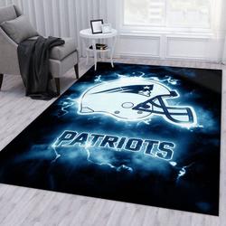 New England Patriots Nfl 14 Living Room And Bed Room Rug Regtangle Carpet