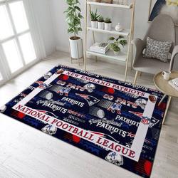 New England Patriots Nfl 2 Living Room And Bed Room Rug Regtangle Carpet