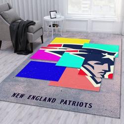 New England Patriots Nfl 22 Living Room And Bed Room Rug Regtangle Carpet